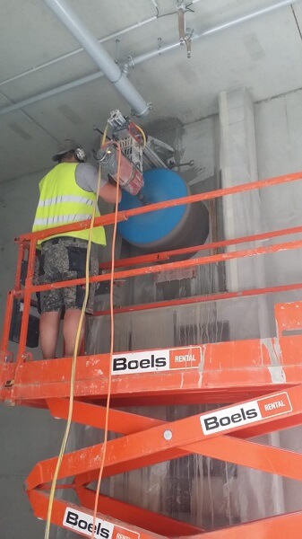 Kernbohrung in Leipzig